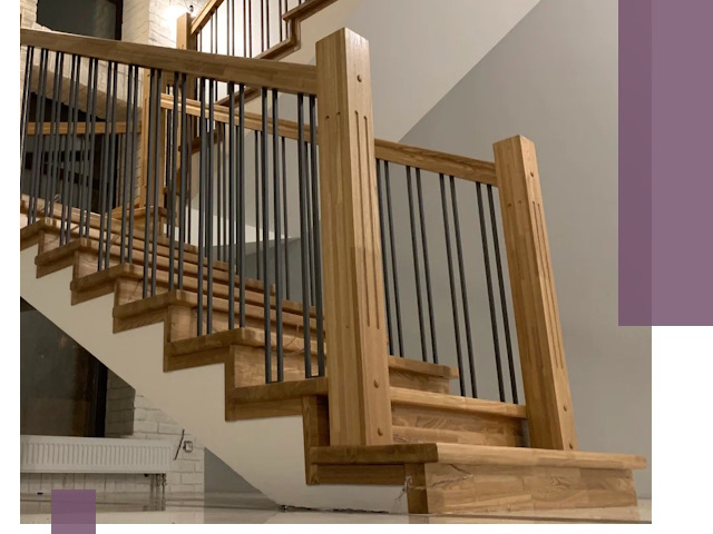 Реставрация деревянных и металлических лестниц в Щёлкове