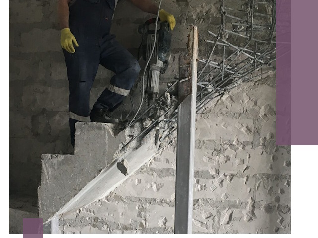 Демонтаж металлических и бетонных лестниц в Щёлкове