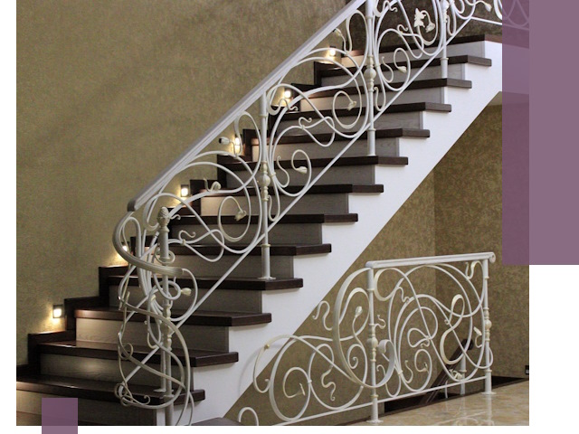 Кованые лестницы под ключ в Щёлкове — изготовление и монтаж