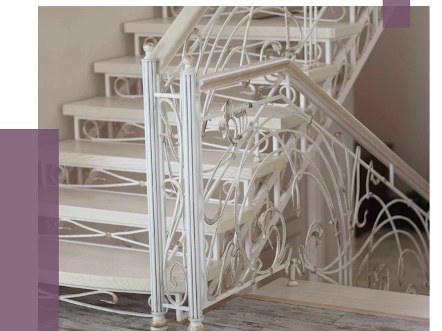 Изготовление кованых лестниц на заказ в Щёлкове от 88426 руб. | ПРОЛЁТ-Щлк