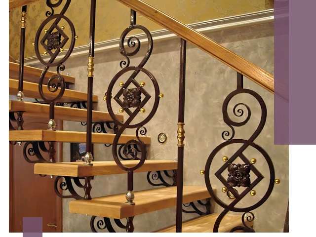 Изготовление кованых лестниц под ключ в Щёлкове