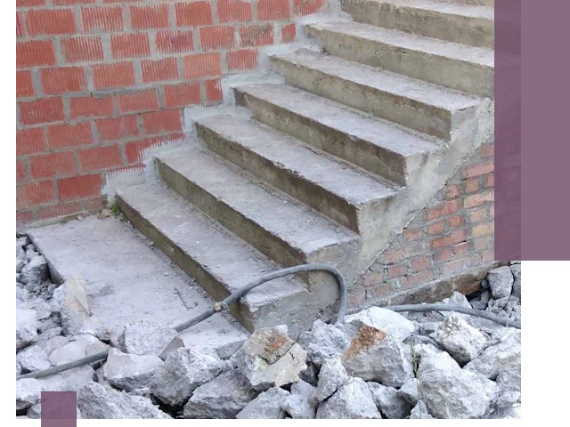 Демонтаж бетонных лестниц в Щёлкове: быстро и безопасно