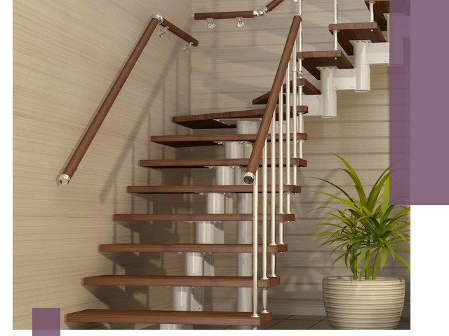 Изготовление модульных лестниц под ключ в Щёлкове