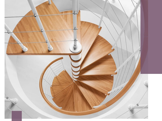 Изготовление винтовых лестниц под ключ в Щёлкове