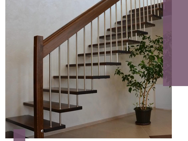 Лестницы на больцах под ключ в Щёлкове – изготовление и монтаж