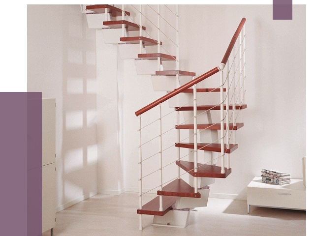 Изготовление лестниц на больцах в Щёлкове от 9883 руб. | ПРОЛЁТ-Щлк