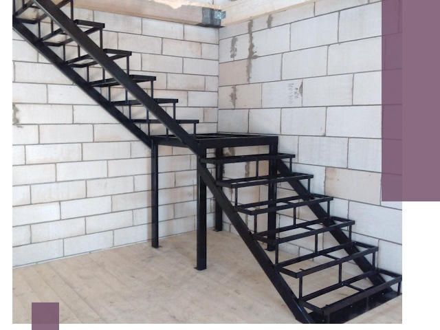 Лестницы на металлокаркасе под ключ в Щёлкове — изготовление и монтаж