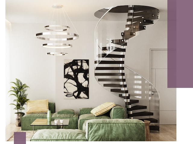 Лестницы для двухуровневой квартиры в Щёлкове — изготовление и монтаж