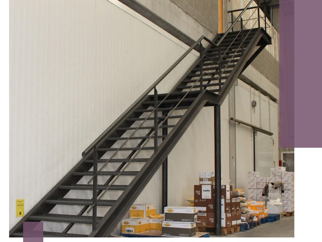 Лестницы для производства в Щёлкове — изготовление и монтаж