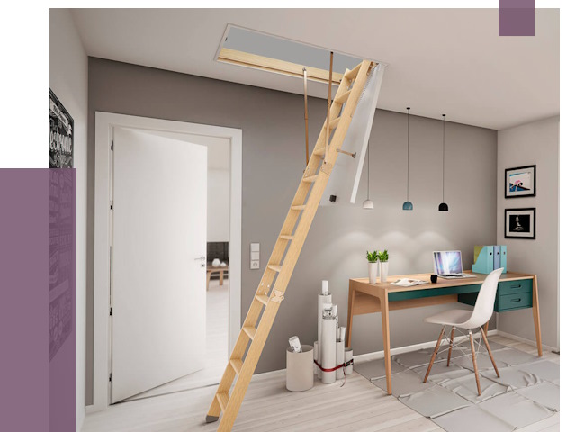 Чердачные лестницы в Щёлкове — от 14824 руб. | ПРОЛЁТ-Щлк