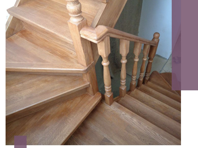 Дубовые лестницы под ключ в Щёлкове: изготовление и монтаж