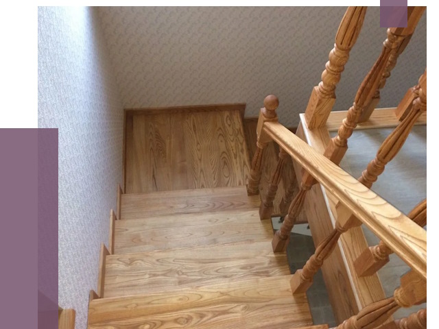 Сосновые лестницы в Щёлкове под ключ от 8218 руб.  | ПРОЛЁТ-Щлк