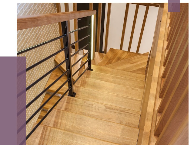 Лестницы из ясеня в Щёлкове под ключ от 10195 руб. 