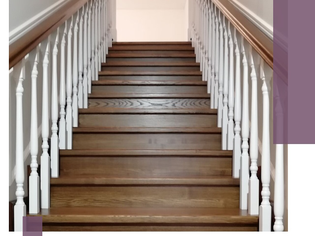 Лестницы из ясеня на заказ в Щёлкове — изготовление и монтаж