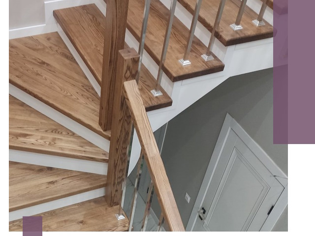 Обшивка металлических лестниц под ключ в Щёлкове