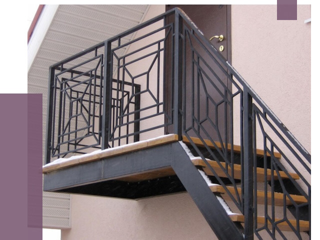 Металлические перила в Щёлкове от 4369 руб.  | ПРОЛЁТ-Щлк