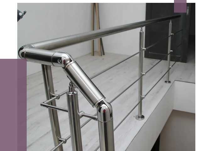 Перила из нержавеющей стали в Щёлкове от 9155 руб. под ключ | ПРОЛЁТ-Щлк
