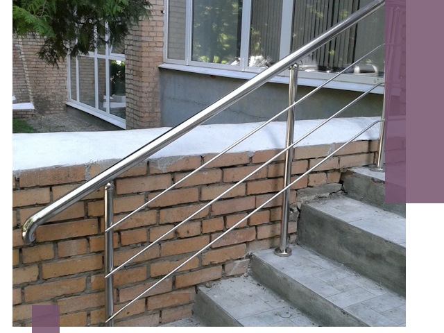 Перила из нержавеющей стали высокого качества в Щёлкове