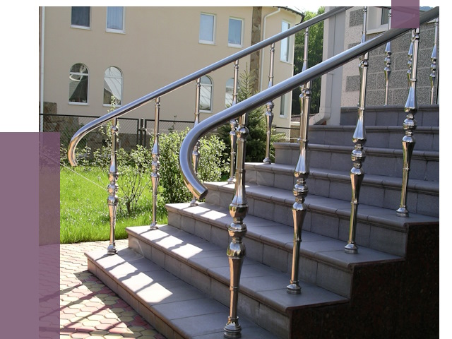 Перила для крыльца в Щёлкове от 10923 руб. — монтаж ПРОЛЁТ-Щлк