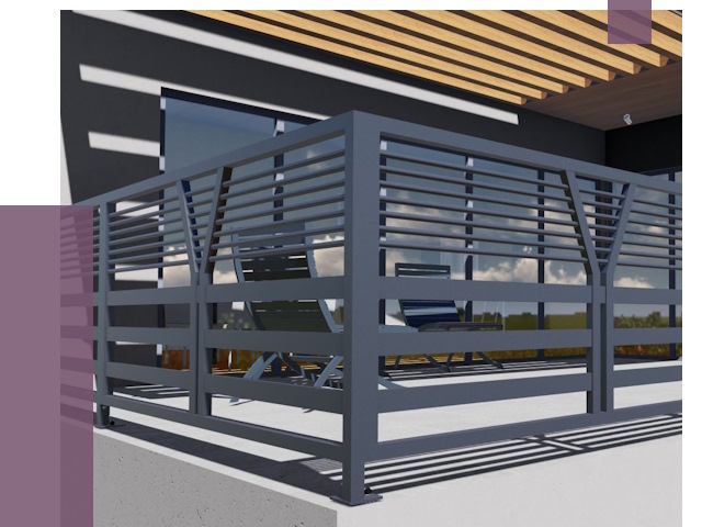 Изготовление балконных ограждений в Щёлкове от 10923 руб. | ПРОЛЁТ-Щлк