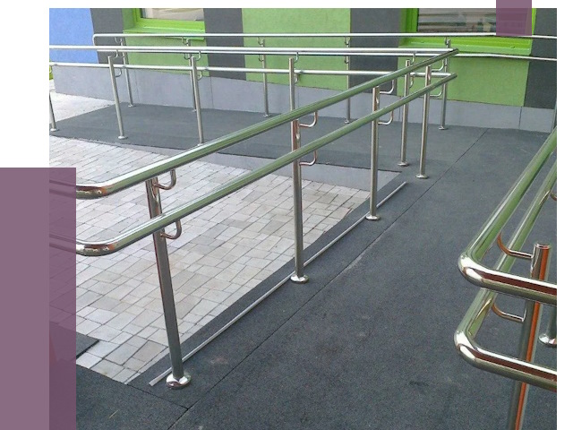 Ограждения пандусов в Щёлкове от 4421 руб. монтаж | ПРОЛЁТ-Щлк