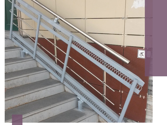 Изготовление откидных пандусов под ключ в Щёлкове