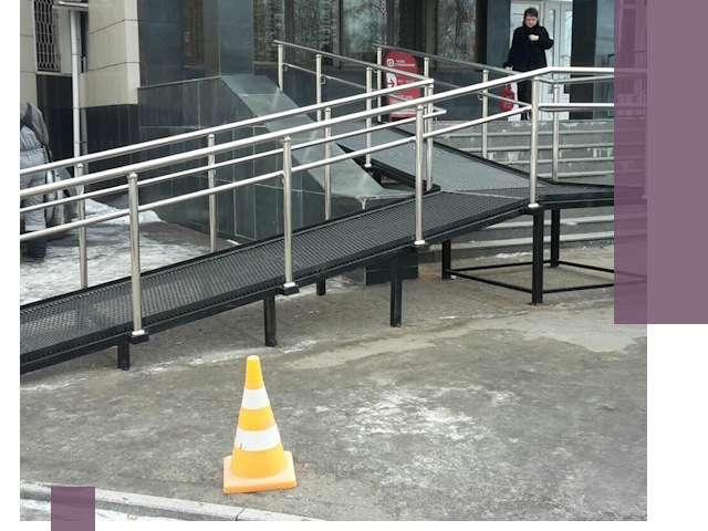 Стационарные пандусы под ключ в Щёлкове — изготовление и монтаж