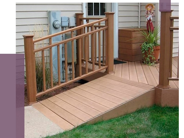 Пандус на крыльцо в Щёлкове под ключ от 7906 руб. 