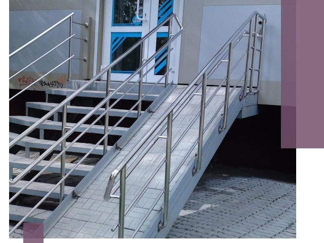 Пандус на крыльцо под ключ в Щёлкове: монтаж и изготовление