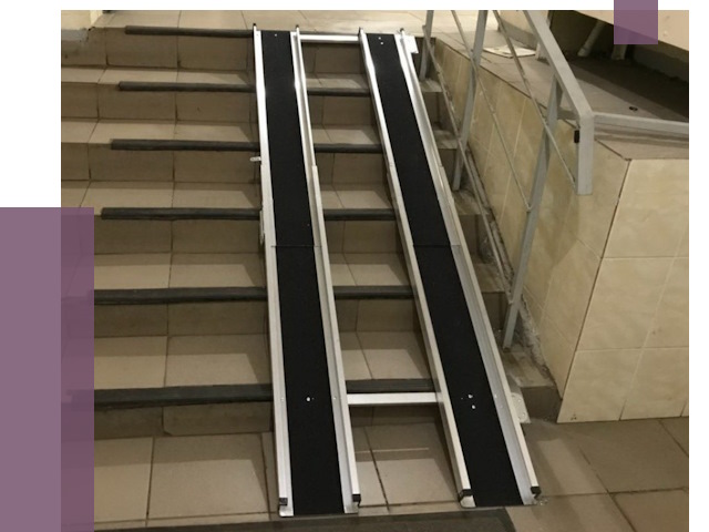 Установка пандуса в подъезд в Щёлкове от 8114 руб. под ключ | ПРОЛЁТ-Щлк