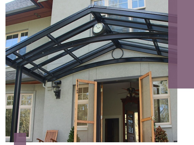 Изготовление и монтаж навесов и козырьков в Щёлкове