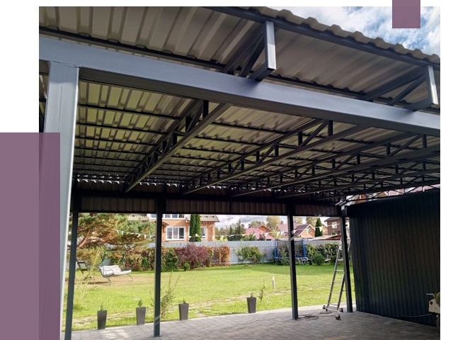 Монтаж навесов в Щёлкове от 7490 руб. — установка навеса | ПРОЛЁТ-Щлк