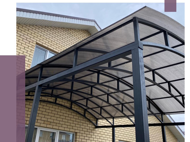 Монтаж козырьков в Щёлкове от 11703 руб. | ПРОЛЁТ-Щлк