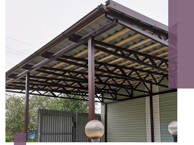 Навесы под ключ в Щёлкове: изготовление, монтаж и гарантия