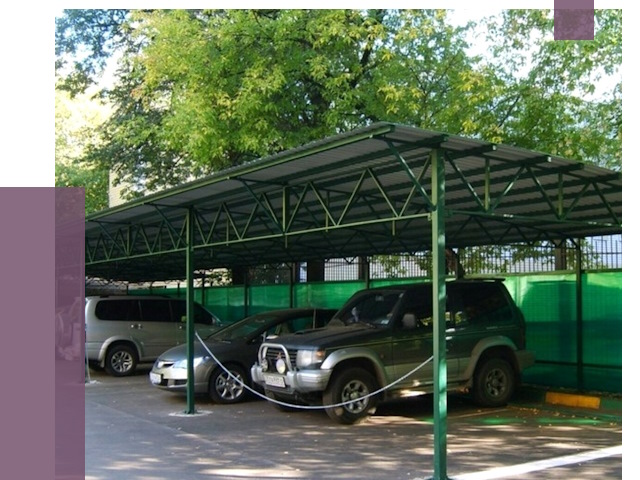 Навесы для парковки в Щёлкове от 81664 руб. заказать | ПРОЛЁТ-Щлк