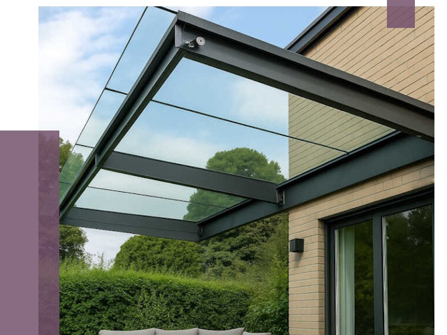 Стеклянные навесы и козырьки в Щёлкове от 12484 руб.