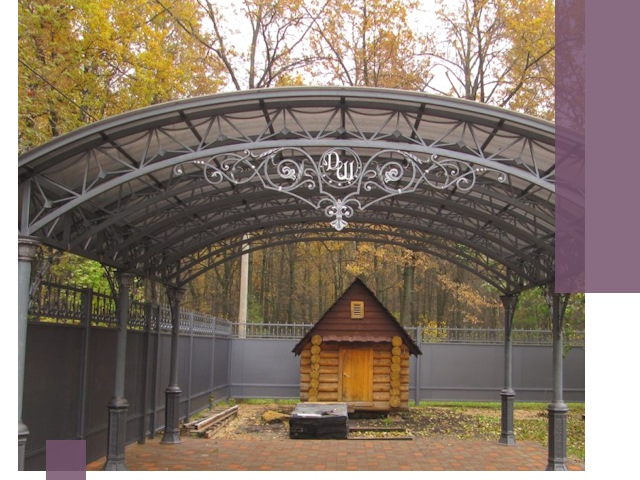 Кованые навесы премиум-класса под заказ в Щёлкове