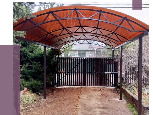 Арочные навесы в Щёлкове от 12952 руб. — изготовление и монтаж | ПРОЛЁТ-Щлк