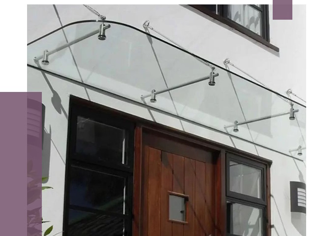 Стеклянные козырьки в Щёлкове от 19246 руб. | ПРОЛЁТ-Щлк