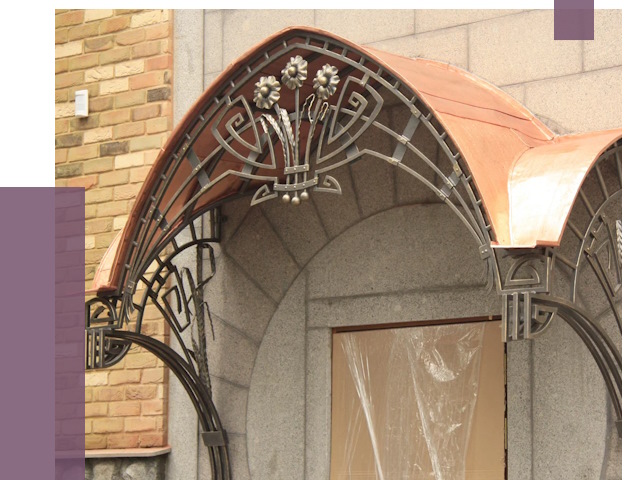 Арочные козырьки в Щёлкове от 14824 руб. 