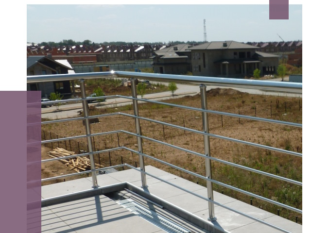 Парапеты из нержавеющей стали в Щёлкове от 8114 руб. за м² | ПРОЛЁТ-Щлк