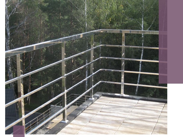 Парапеты из нержавеющей стали в Щёлкове — изготовление и монтаж